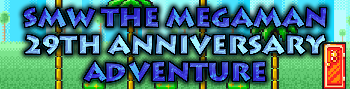 SMW THE MEGAMAN 29TH ANNIVERSARY ADVENTURE HEAD