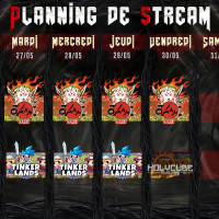 Planning de Stream Semaine 22 - 2025