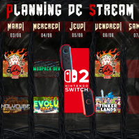 Planning de Stream Semaine 23 - 2025