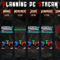 Planning de Stream Semaine 16 - 2026