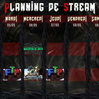 Planning de Stream Semaine 19 - 2026