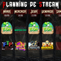 Planning de Stream Semaine 24 - 2026