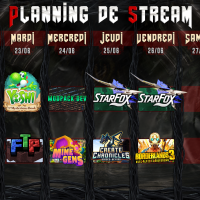 Planning de Stream Semaine 26 - 2026