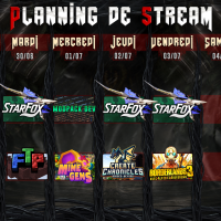 Planning de Stream Semaine 27 - 2026